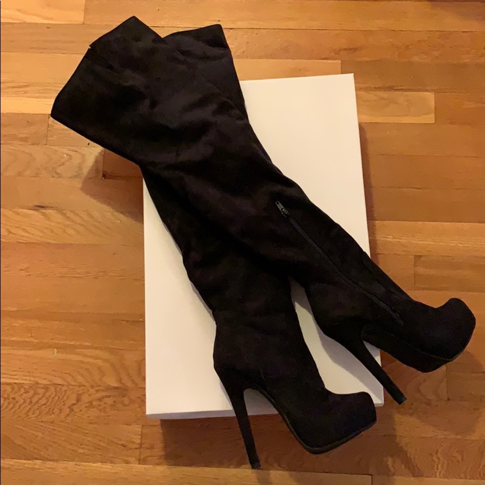 Knee High Suede boots